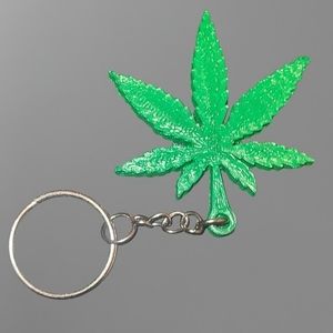 Weed Leaf Keychain